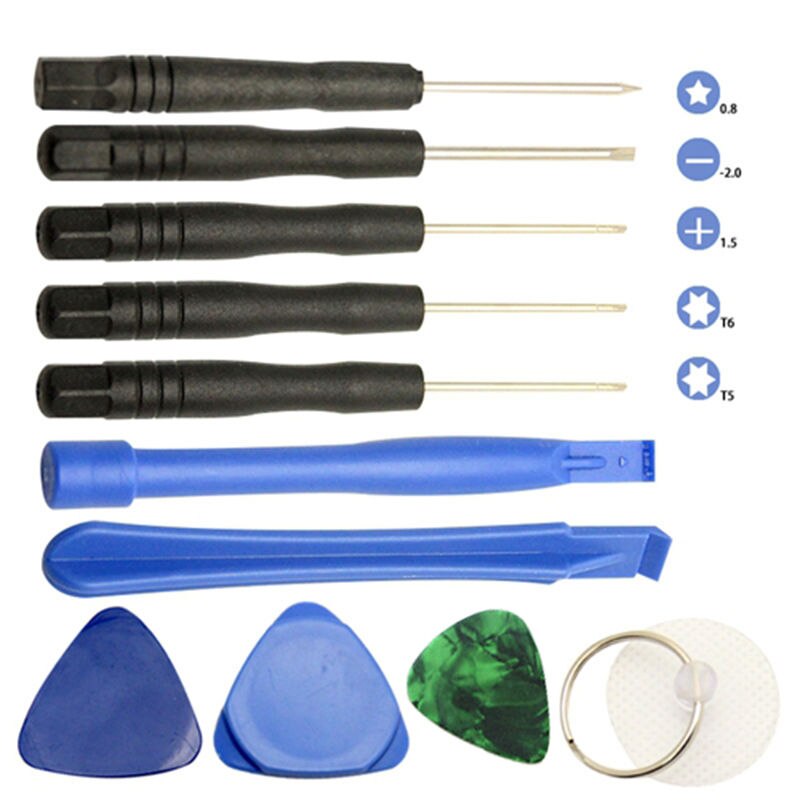 Disassemble Tools set Kit Universal 11 in 1 Smart Mobile Phone Opening Repair Screwdrivers Tools For iPhone Samsung Y1