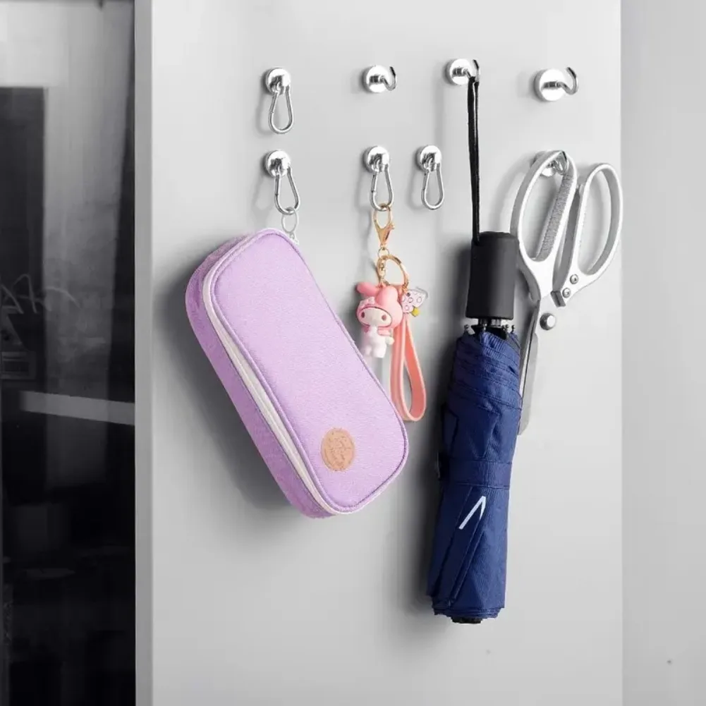 2-10 stuks magnetische haken zware magneet met draaibare karabijnhaak magneet karabijnhaak voor binnen/buiten hangende tas keuken