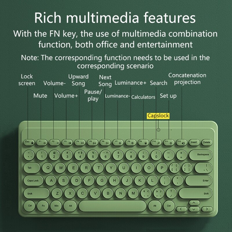 Simple Wireless Keyboard and Mouse Compact Quiet Full-Size Keyboard Mouse Combo with USB Receiver for Laptop Notebook