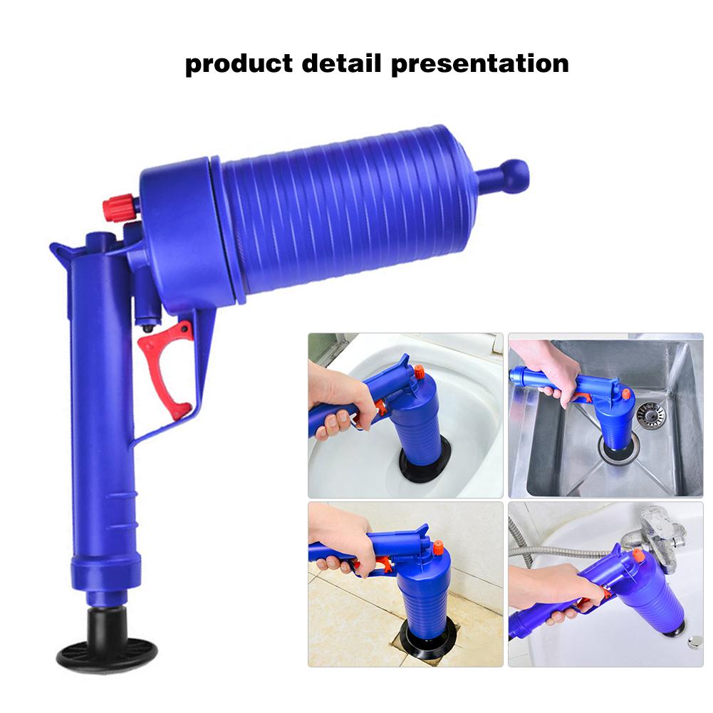 Dredge Plug Air Pump Pipe Plunger Blockage Dredging Tool Clean Dredge Pump for Toilet Sink Drain Pipe Bathroom Drain Clean Tools