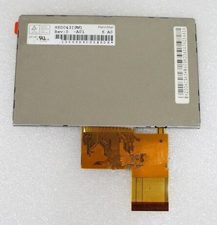 Pantalla LCD TFT de 4,3 pulgadas y 40 pines HSD043I9W1-A01 WQVGA 480(RGB)* 272 (sin origen/sin contacto)