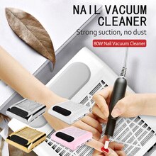 Venda quente grande potência coletor de pó do prego para unhas de manicure coletor com fitter ventilador de pó do prego aspirador de pó para unhas