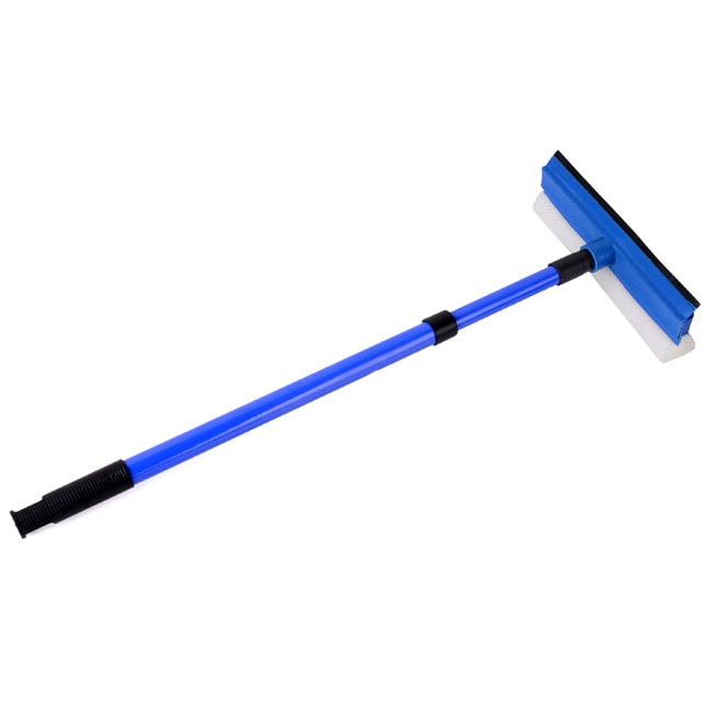 55-77CM Extendable Window Squeegee Cleaner Soft Rubber Head High Window Glass Scraper Brush Telescopic Bru Car Wiper Brushes