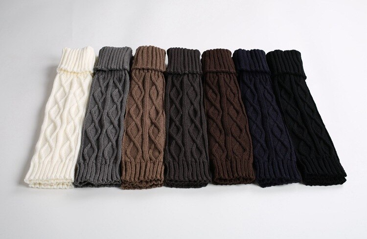 Winter Mädchen Beinlinge Gestrickte freundlicher Stiefel Socken Frauen Länge Stiefel Abdeckung Herbst Fuß Abdeckung freundlicher Knie Pad