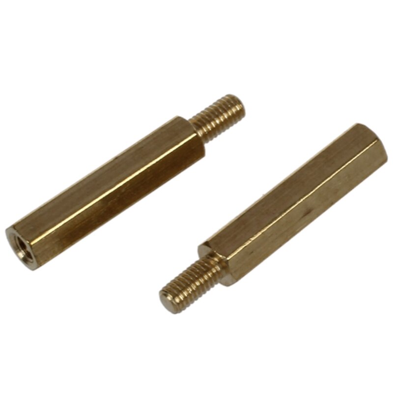 50 stk  m3 han x  m3 hunskrue printkort stand-off afstandsstykke sekskant 26mm længde & 50 stk metal sekskant  m3 hunskruer 8mm krop