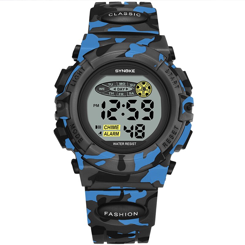 Kinderen Horloges Jongens Synoke Kids Sport Horloges Waterdicht Elektronische Horloge Klok Kinderen Digitale Horloge Voor Jongens Meisjes: P