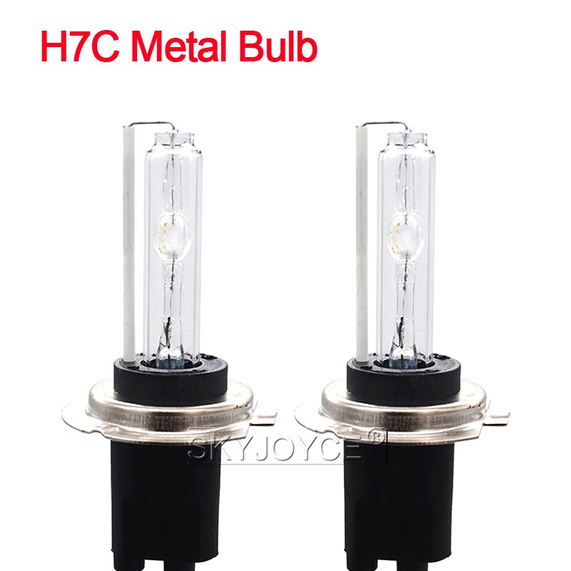 35W 55W Xenon H7C H7CR HID Bulb 4300K 5000K 6000K 8000K Metal Base Coating Layer Bulb For Car Light Xenon H7 HID Headlight Kit