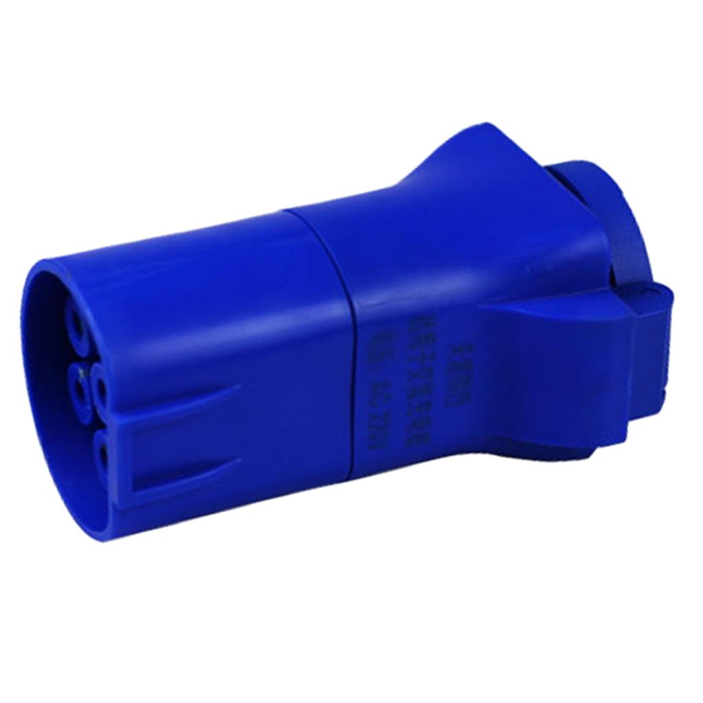 RV Power Cord Adapter Male To Female Camper Detachable 220V Blue 7 Prong