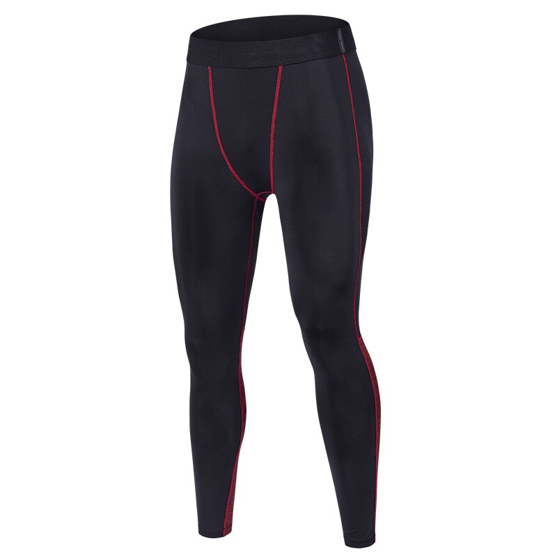 Hurtigttørrende skinny ensfarvede bukser herre løbebukser gym stramme leggings joggingbukser til mænd træning træningstøj xxxl