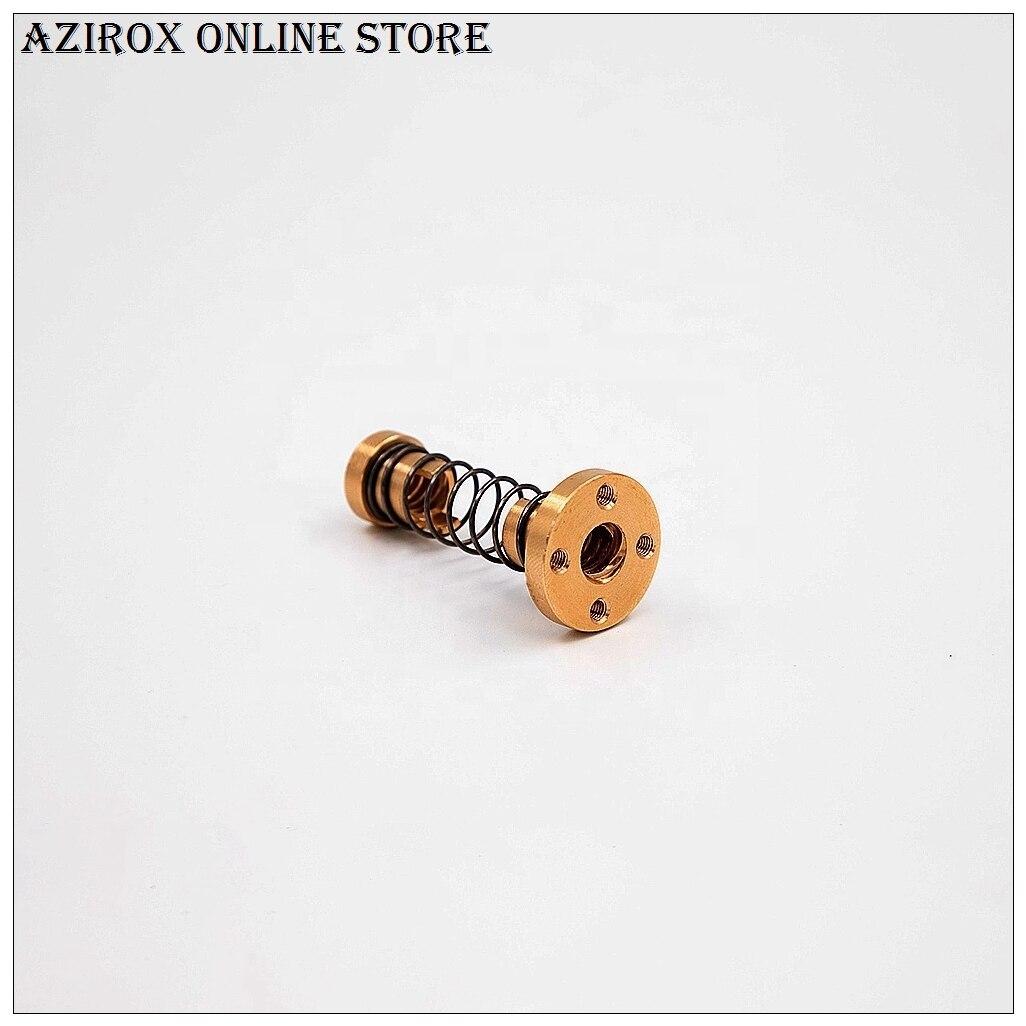 AZIROX higy T8mm 3D Printer Anti Backlash Spring Loaded Nut Lead Threaded Screw Elimination Gap nut