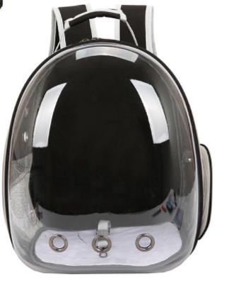 Astronaut Space Capsule Pet Parrot Carrier Birds Cage Breathable Car Bike Window Bubble Travel Carry Bag Transparent Backpack: as picture