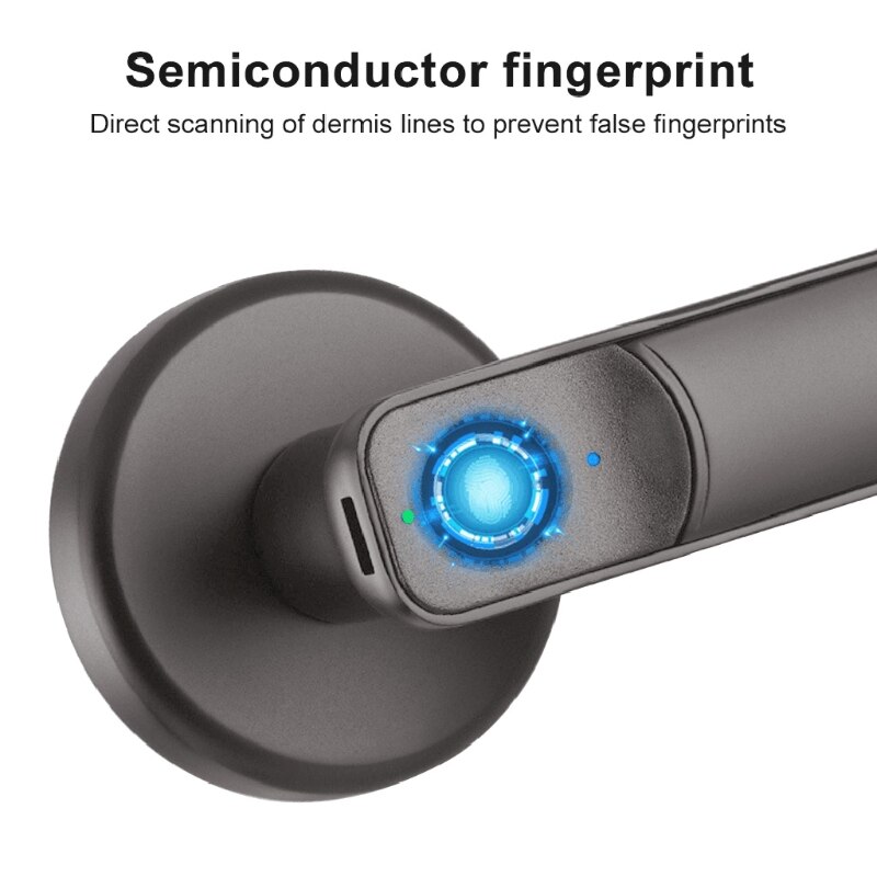 Mit Tasten Hause Büro Smart Biometrische Fingerprint Türschloss Semiconductor G32B