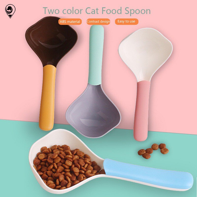 Petfood Lepel Multifunctionele Hondenvoer Lepel Huisdier Voeden Lepel Voeden Lepel Met Afdichting Zak Clip Huisdier Feeders