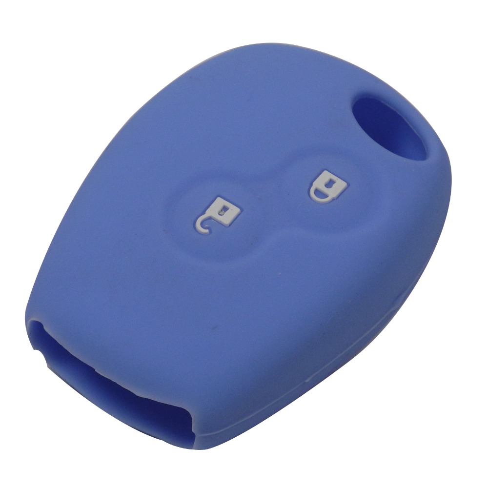 Funda de llave de control remoto para coche de goma de silicona con 2 botones para Renault Kangoo DACIA Scenic medane Sandero capture Twingo Modus
