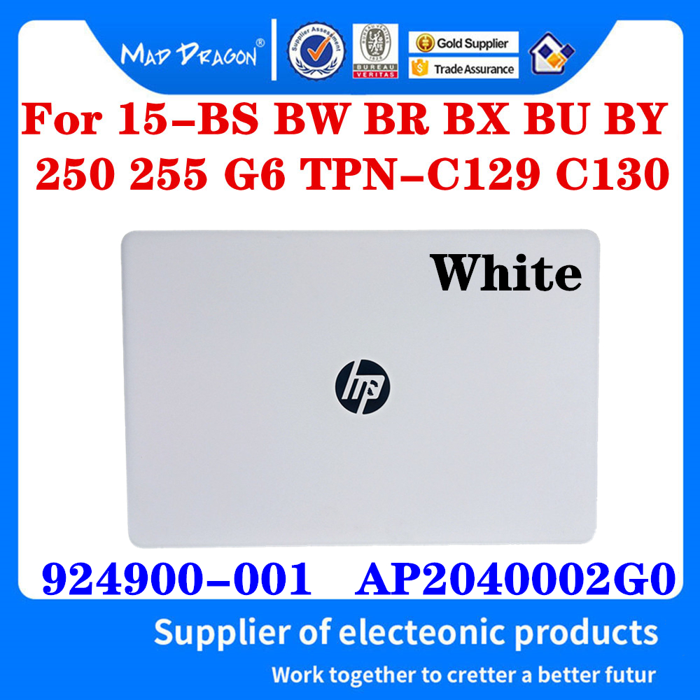 Nowy 924899-001 L13909-001 924894-001 L13904-001 929893-001 do HP 15-BS 15T-BS 15-BW 15Z-BW 250 G6 255 G6 LCD do laptopa tylna pokrywa: 924900-001