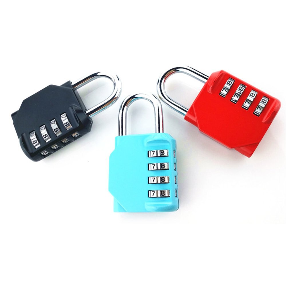 large size 4 digit Number Code Lock Resettable padlock Security Digital Combination Locks for Travel Suitcases Luggage