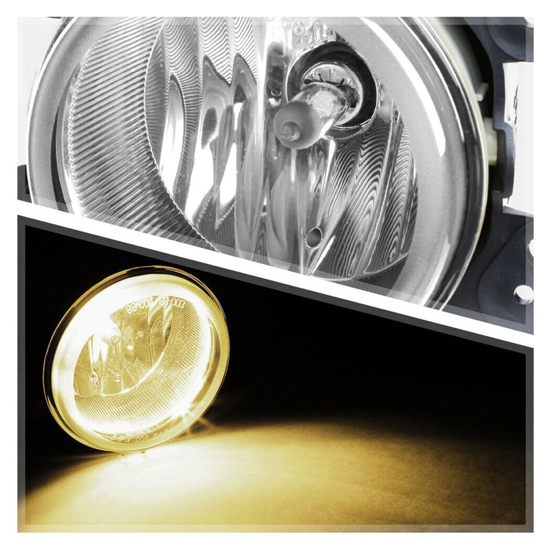 Front Bumper Mounted Fog Light Lamp for -18 Jeep Wrangler (JK) Cherokee -19 Dodge Journey Charger Left or Right