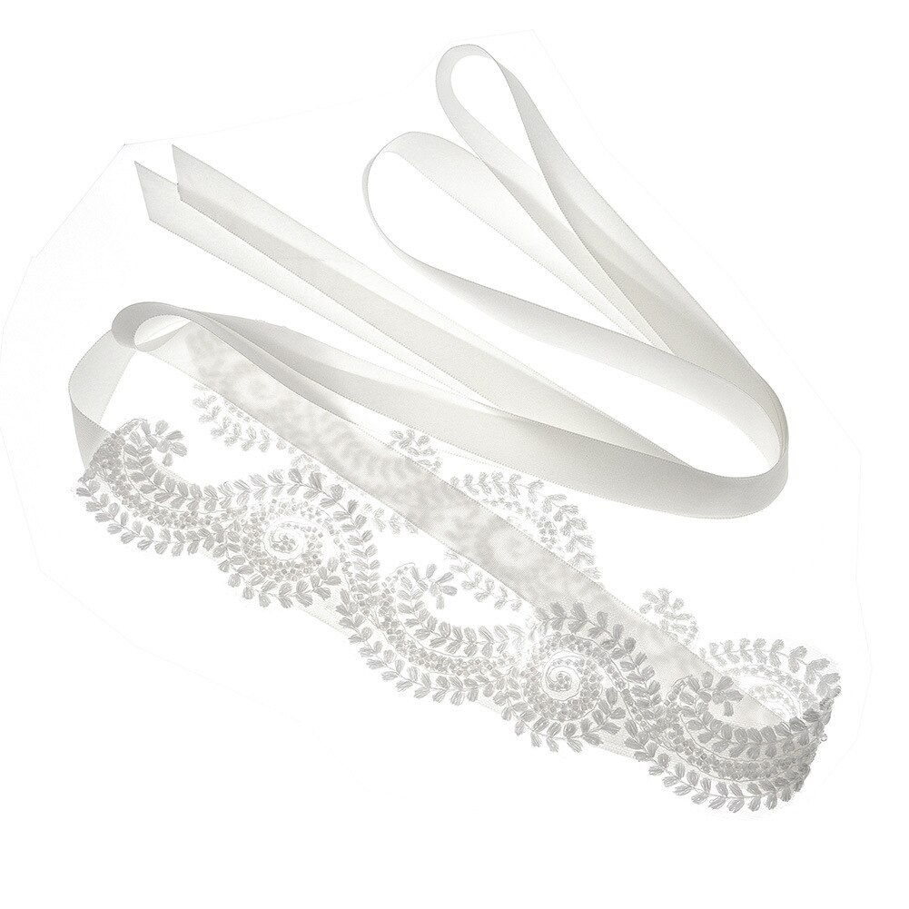 Cinturón De Novia De Satén Elegante - 9.5 Cm De Ancho, 250 Cm De Largo, Ajustable Para Vestidos De Noche Y Bodas
