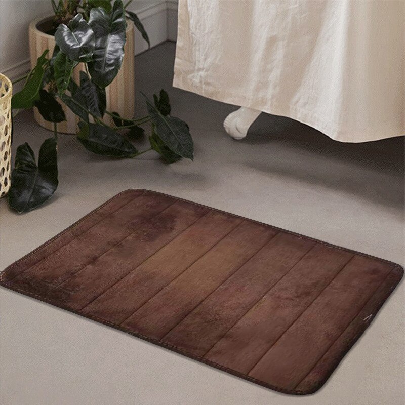 Speicher Schaum Schlecht matt für Schlecht Nicht Unterhose Bad Teppich Samt Dicke Weiche Komfortable Wasser Saugfähigen Waschbar Schnelle Trocknen Teppich: Kaffee / 40-60cm