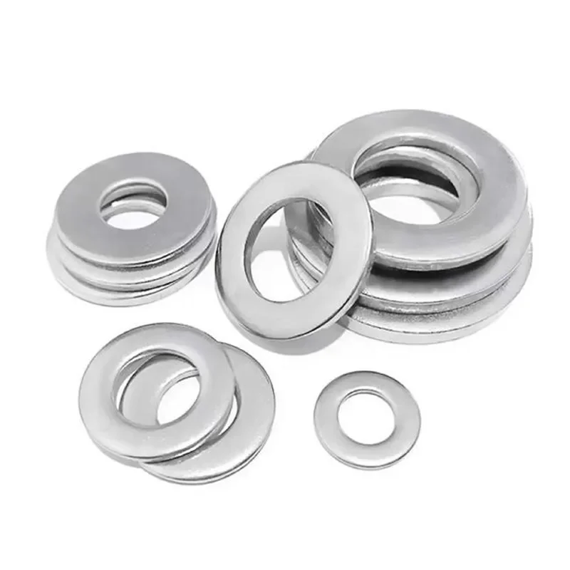 304 Stainless Steel Big Metal Gasket / Flat Washers M1.6-M22