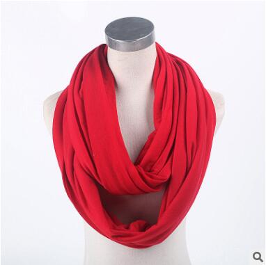 YWHUANSEN Mother Lactation Cover Feeding a Child Women Infinity Scarf Breastfeeding Mommy Nursing Infant Shawl: Red