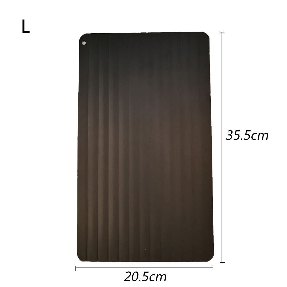 Snelle Ontdooien Lade Dooi Bevroren Voedsel Vlees Fruit Quick Aluminium Stalen Plaat Board Ontdooien Keuken Gadget Tool: L