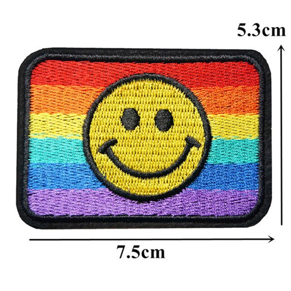Regnbue fred kærlighed hjerte flag broderede patches sy strygemærker lgbt til tøj gør-det-selv-applikationer håndværksdekoration: 13