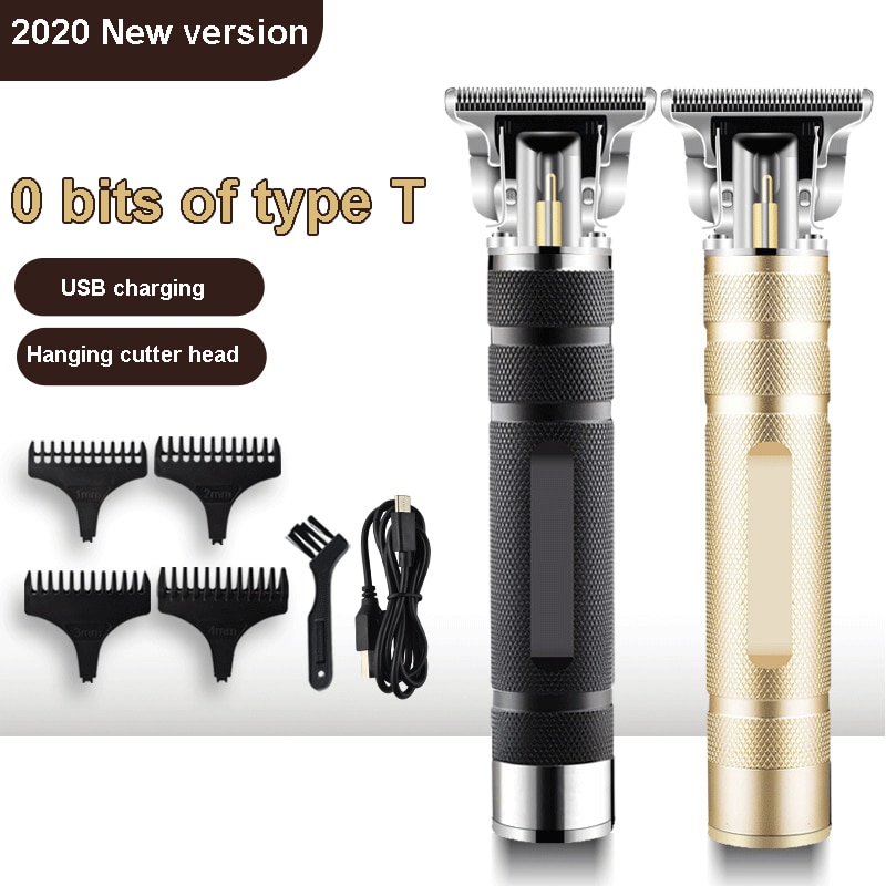 T Bald Head Tondeuse Professionele Heren Tondeuse Clipper Usb Oplaadbare Trimmer T-Outliner Kapper Scheren Machine