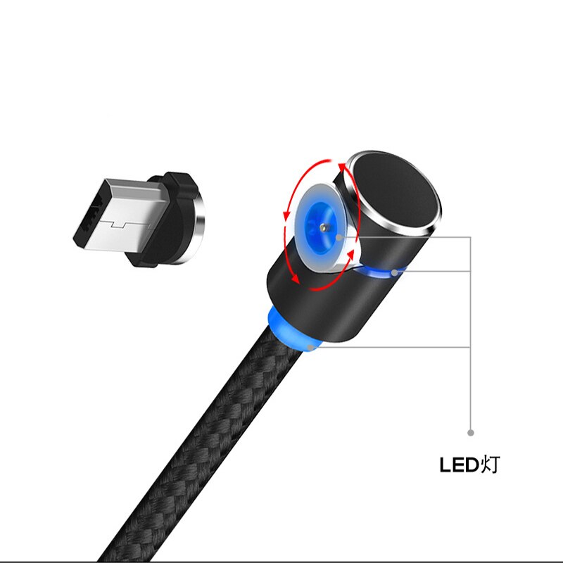 1m 2m cabo magnético micro usb tipo c carregador para telefones android carregamento rápido ímã cabo de fio de carga para iphone11 pro xs max