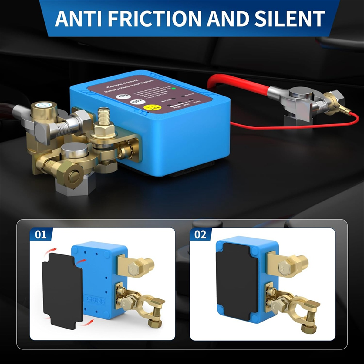 12V 240a Fernbatterie-Trenn schalter, automatischer Ausschalt schalter