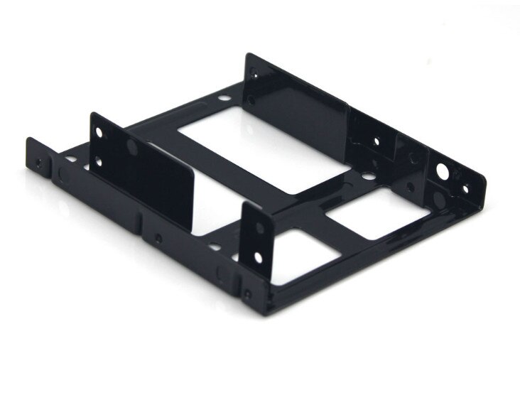 Kit de support de montage double pour disque dur SSD de 2.5 "à 3.5", convertit un disque dur de 2.5 "à un disque dur de bureau de 3.5"