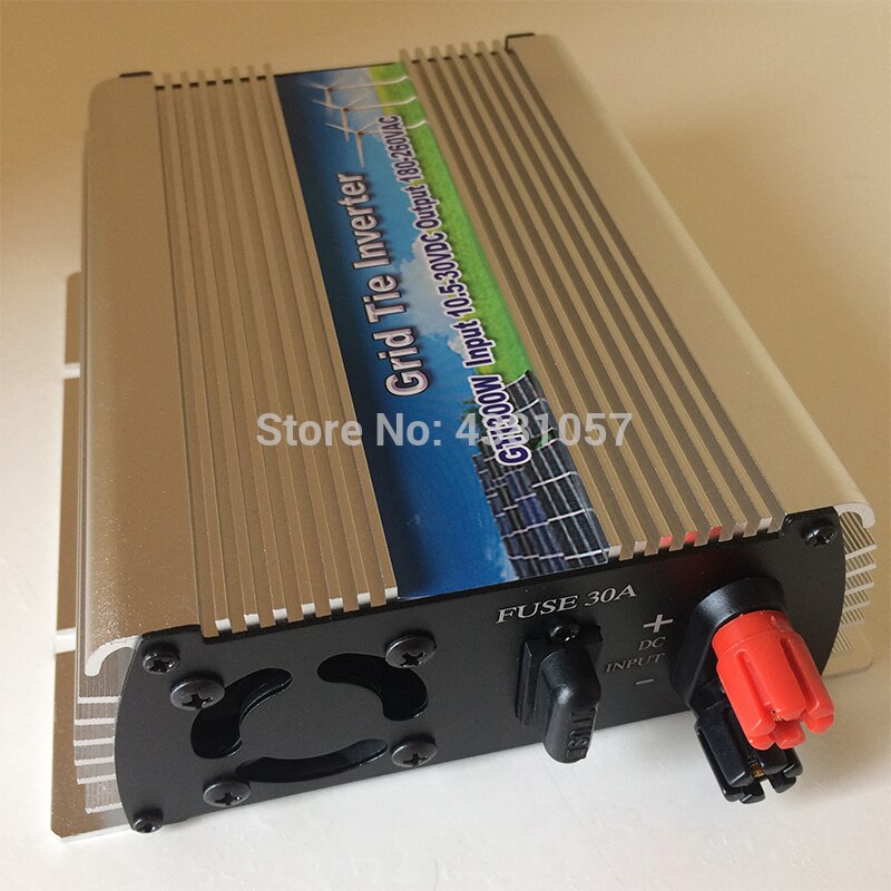 GTI-300W On-grid Solar Power Inverter with Pure Sine wave DC 10.5-28V to AC110/220V 50/60HZ grid tie inverter