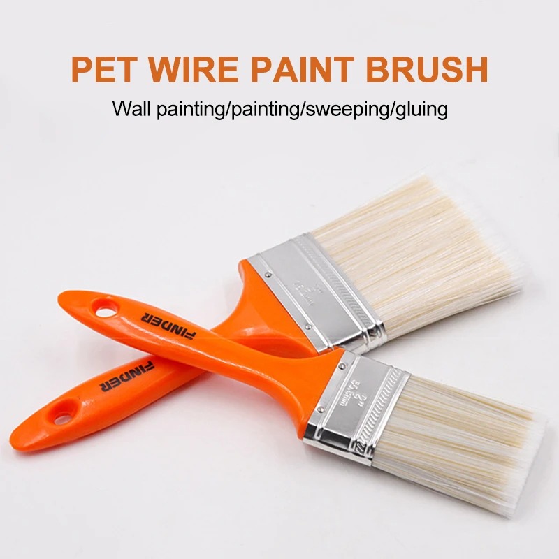 Cepillo de pintura de pared para mejorar el hogar, cerdas suaves para mascotas, cepillo de limpieza duradero, mango de ABS, herramientas de pintura al óleo para decoración del hogar