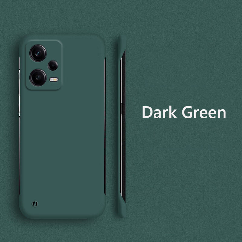 Ramlöst, smalt, matt, hårt pc-bakstycke till xiaomi redmi note 12 pro plus turbo note 12 pro plus +5g, stötsäkert fodral: Bomull / Blå