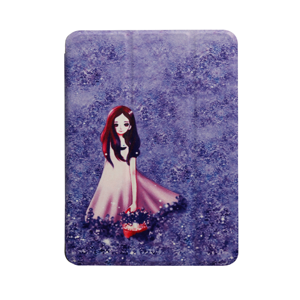 Coque de protection pour tablette Huawei MediaPad T3 10, 9.6 pouces, support rabattable, étui intelligent Transparent pour tablette Huawei T3 9.6 AGS-L09/L03/W09: Lavender Girl