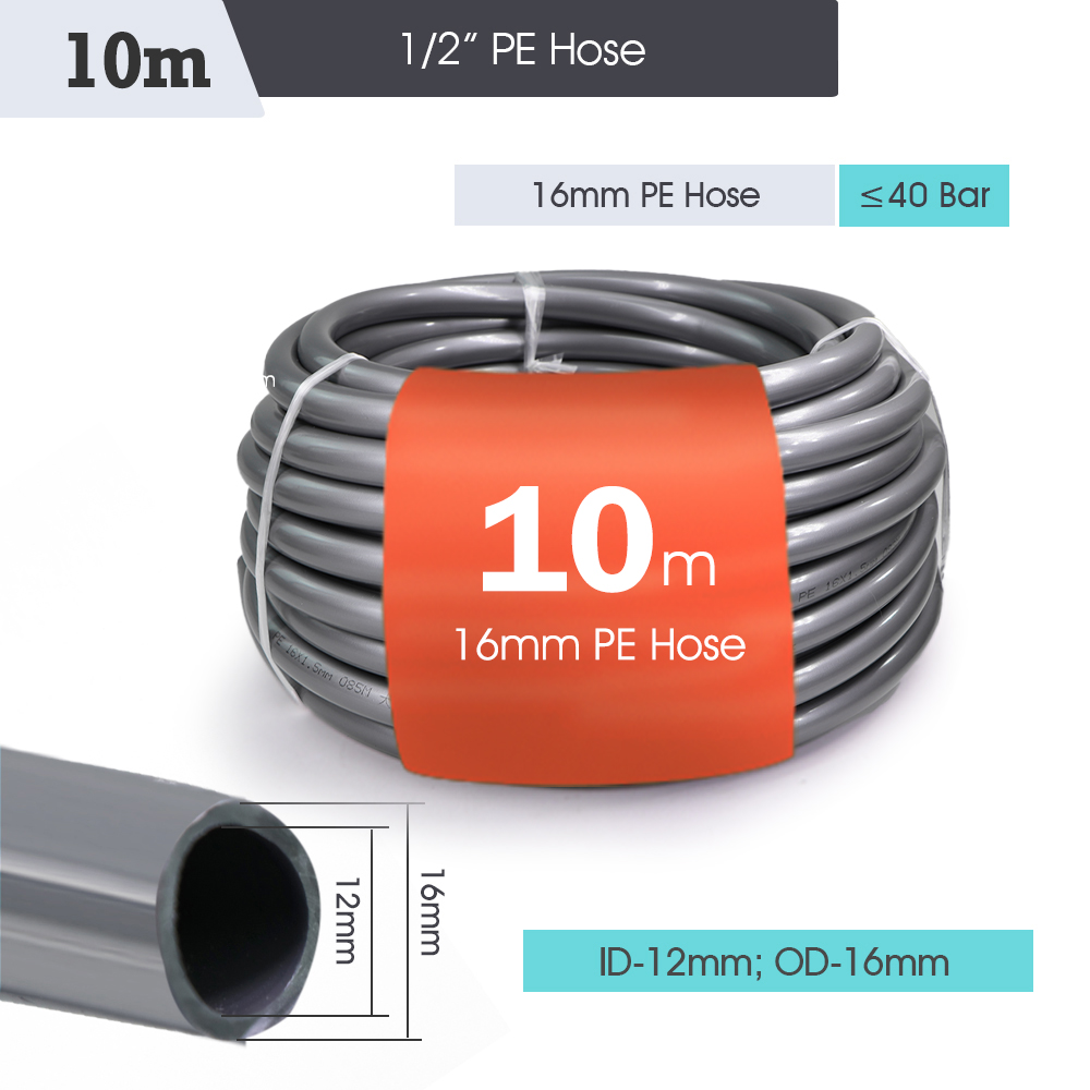 10-60M 13cm Sprinkler Garden Watering Kit 1/2" 1/4" PE Hose Drip Irrigation System 20/40/80/120Dropper Automatic Watering Plants: Lavender