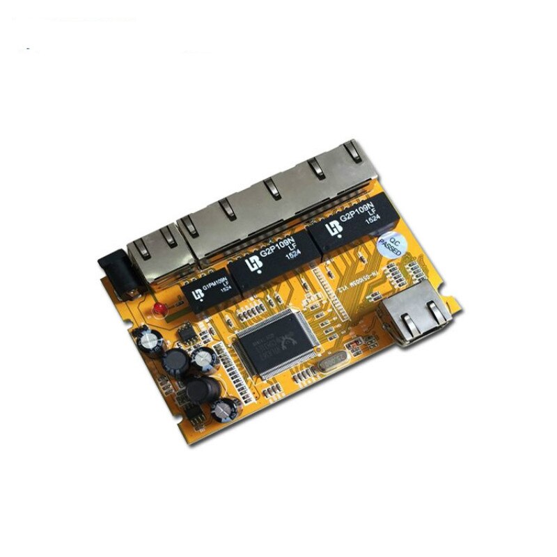 OEM/ODM PCBA Industrielle schalter modulee5 Hafen 10/100/100 0M unmanaged ethernet netzwerk schalten ethernet Hub verwaltet poe schalter