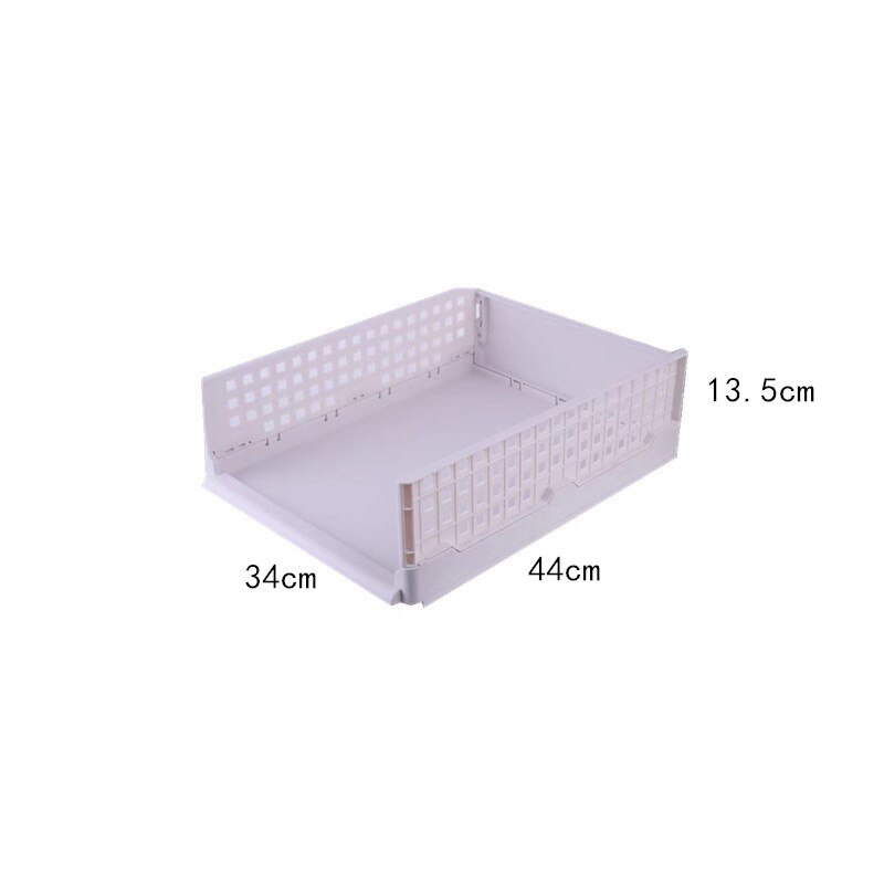 Drawer Wardrobe Storage Rack Folding Stackable Closet Clothes Organizer Multilayer Layered Storage Shelf For Bedroom Kitchen: Folding S