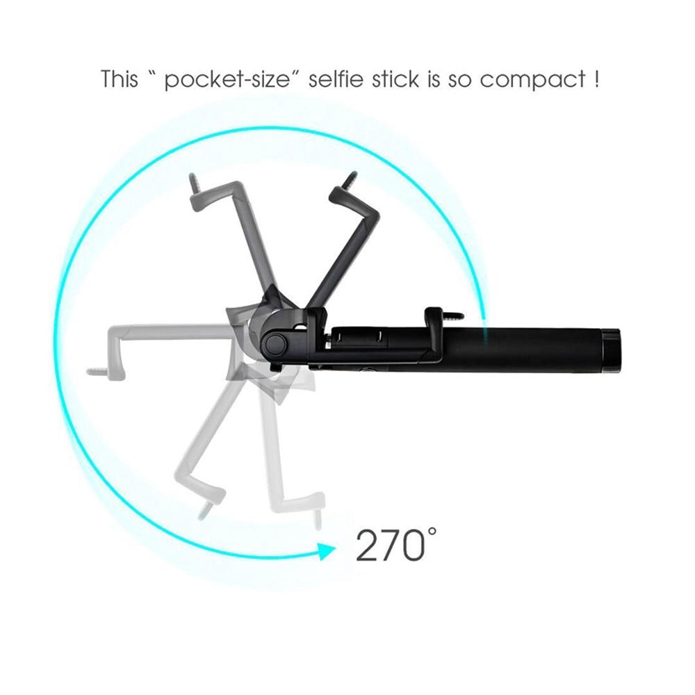 Extendable Folding Wired Selfie Stick Smartphone Monopod For Samsung Galaxy S9 iPhone Xr X Max 8 7 Plus 6 6s Huawei P20 Lite