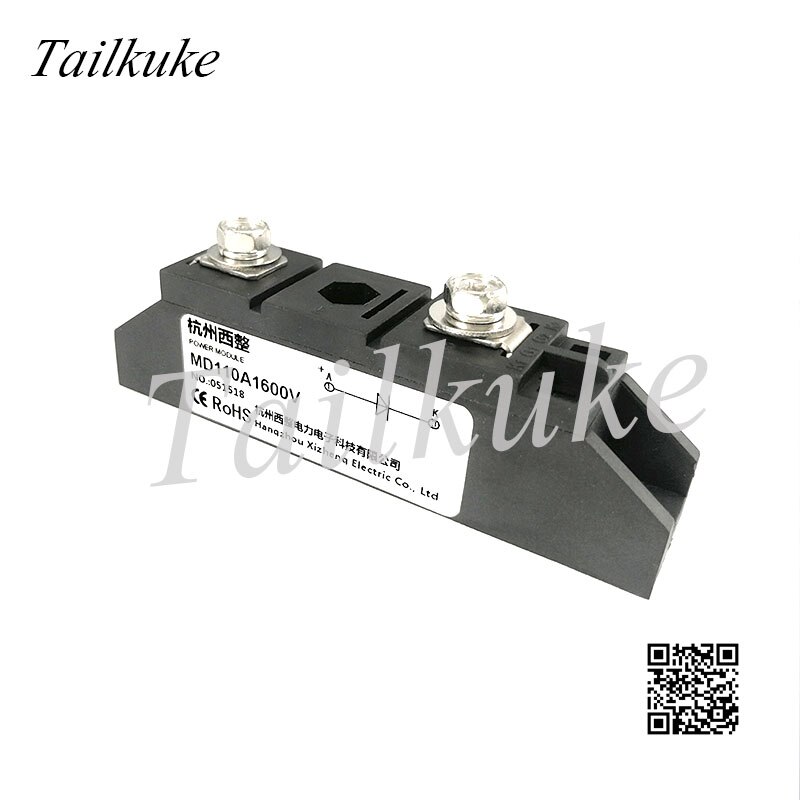 Fotovoltaïsche Anti-Terugslag Diode MD26A 40A 55A 70A 90A 100A 110A 1600V Diode Hoge Reverse Weerstand Punt Contact diode