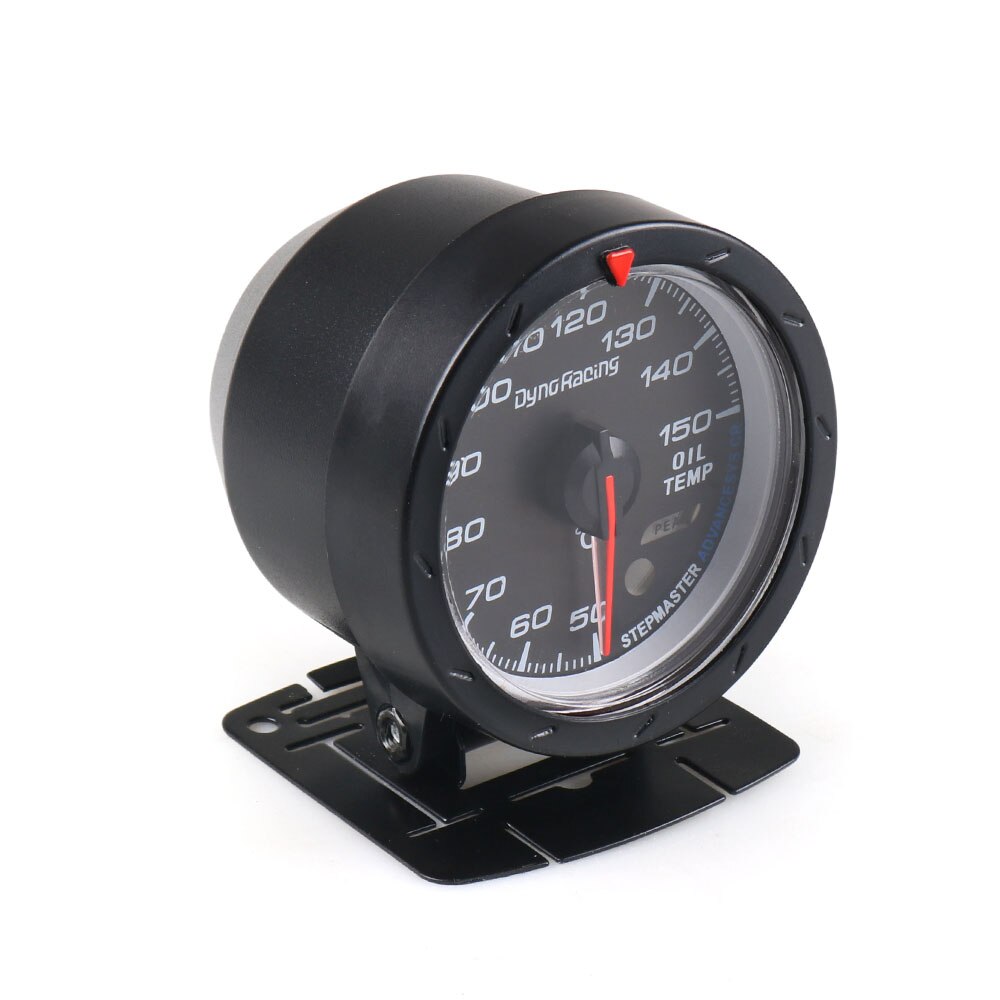 Dynoracing 60MM Car Oil Temperature Gauge Red &amp; White Lighting 50- 150 Celsius Oil Temp Gauge Car Meter with sensor BX101470