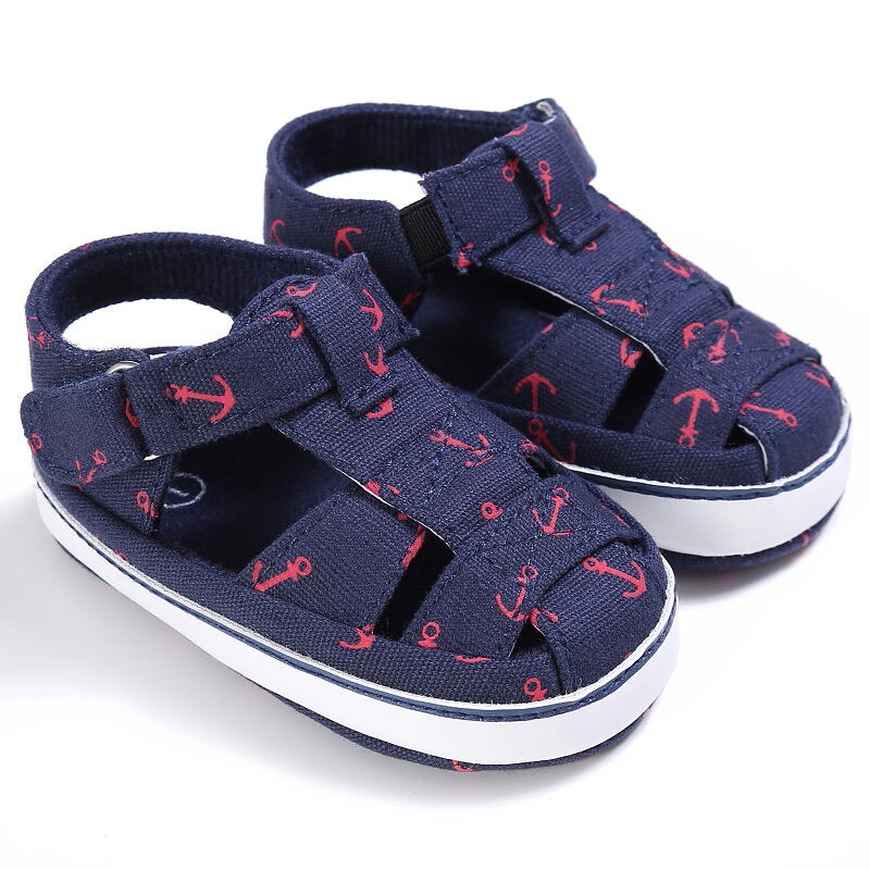 Summer Infant Unisex Baby Boy Girl Canvas Sandalen Voor Kinderen Soft Sole Zomer Platte Wandelschoenen Baby Mocassins