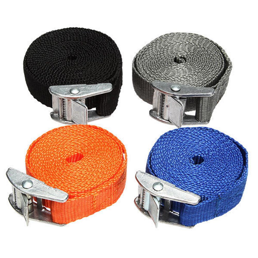 2.5m Heavy Duty Metal Cam Buckle Cargo Luggage Bag Nylon Tie Down Strap Belt