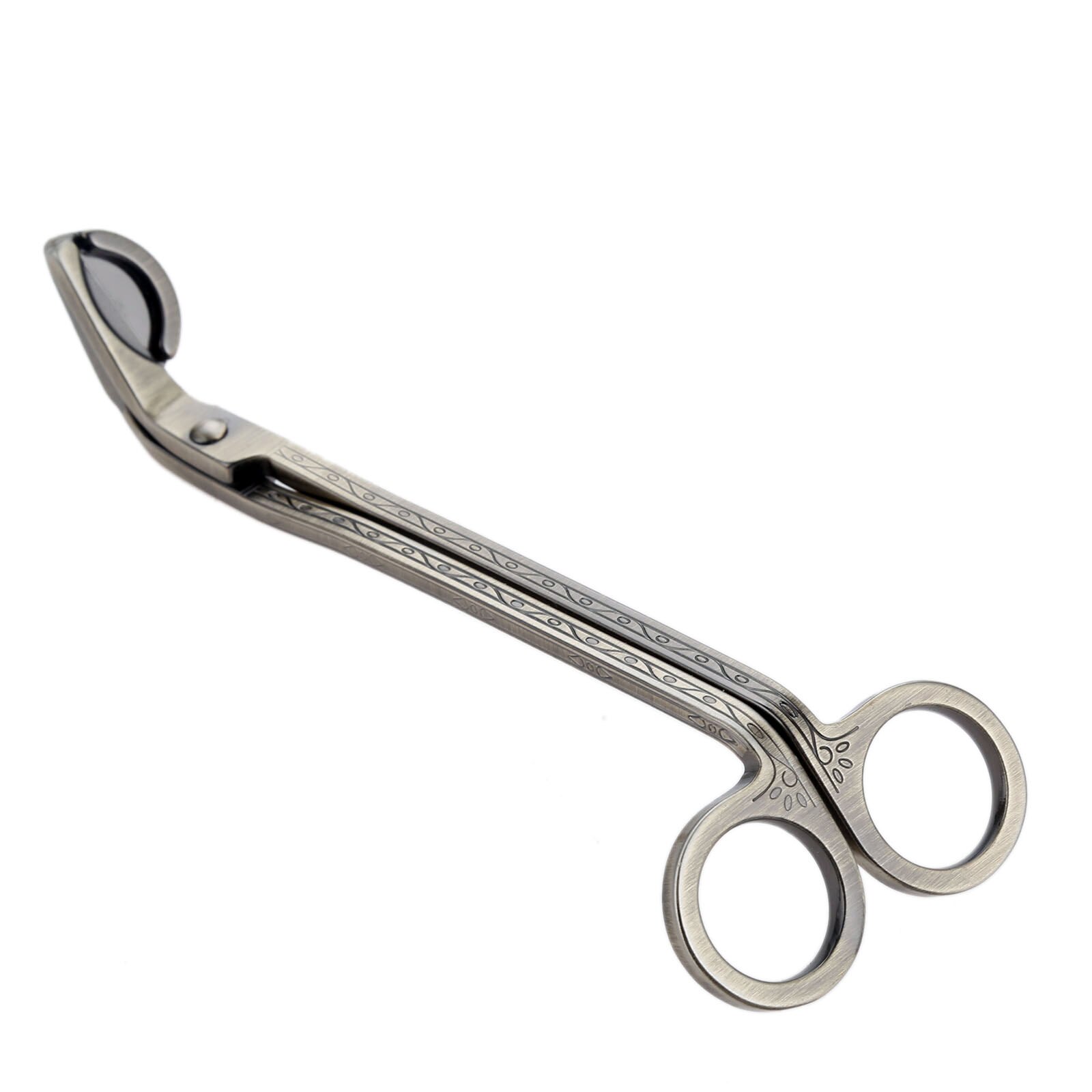 Stainless Steel Candle Wick Trimmer Candle Scissors Trim Cutter Snuffers Semicircular Decorative Candle Accessories: E