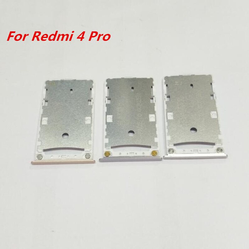 1PCS Nano SIM Card Tray Holder Micro SD Card Slot Holder Adapter for Xiaomi Redmi 4 Pro