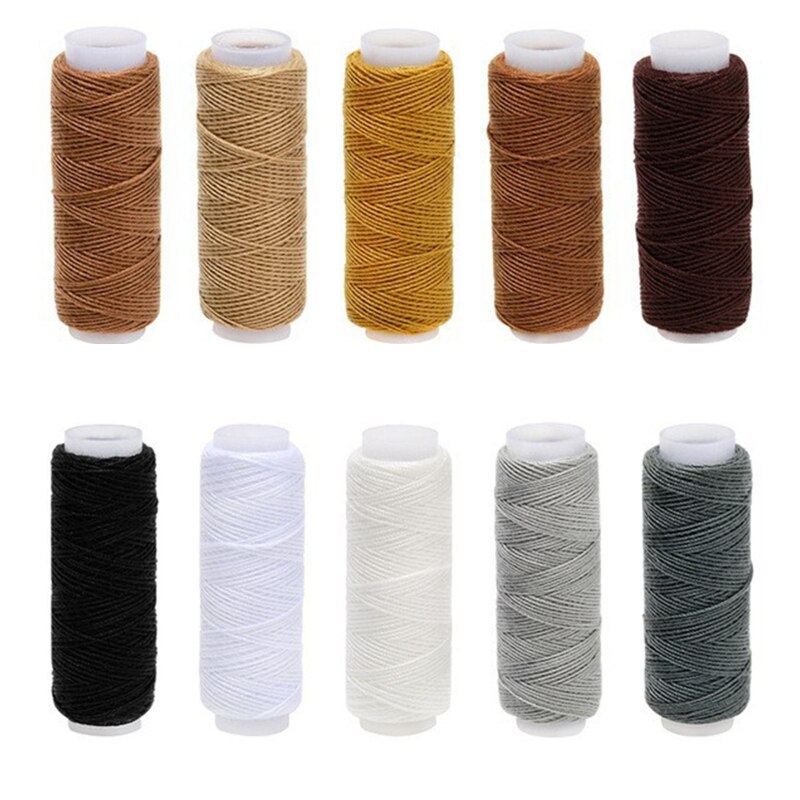 10/16/24 Colors 100% Polyester Yarn Sewing Thread Roll Machine Hand Embroidery 55 Yard Each Spool Durable For Home Sewing Kit: 213
