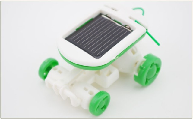 6 In 1 Solar Power Robot Kit Diy Monteren Gadget Vliegtuig Boot Auto Trein Model Science Speelgoed Voor Jongen kids