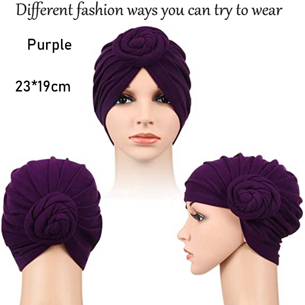 Afrikanische Muster Headwrap Pre-Gebunden Motorhaube Turban Kappen für Frauen Chemo Hut Baumwolle Kopftuch Weibliche 10 Farben trend