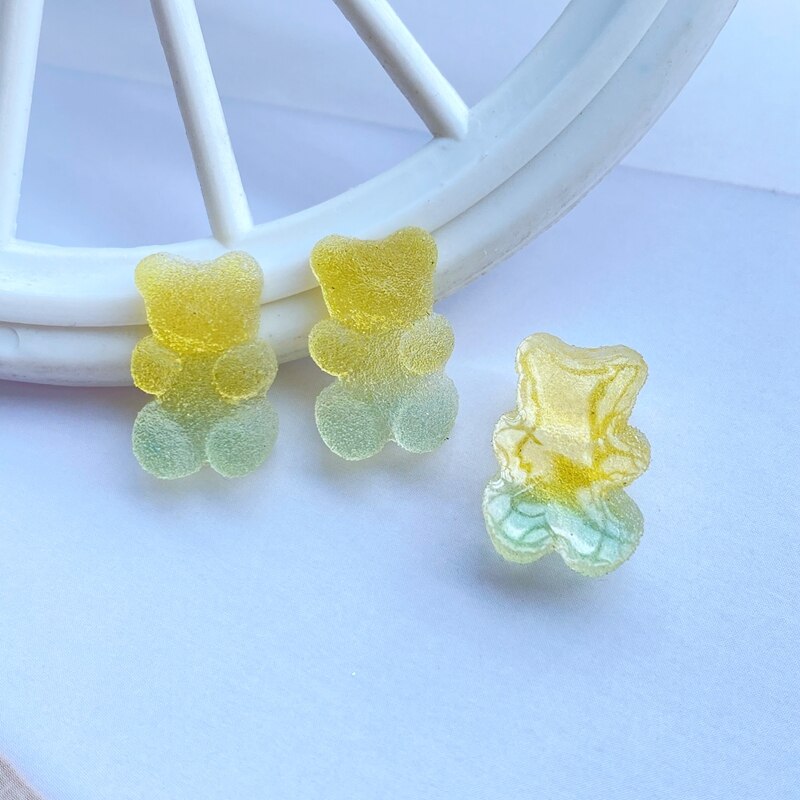 20 pieces new mixed soft glue two color wear flat back cabochon craft clothing diy scrapbooking accessories  j56: A