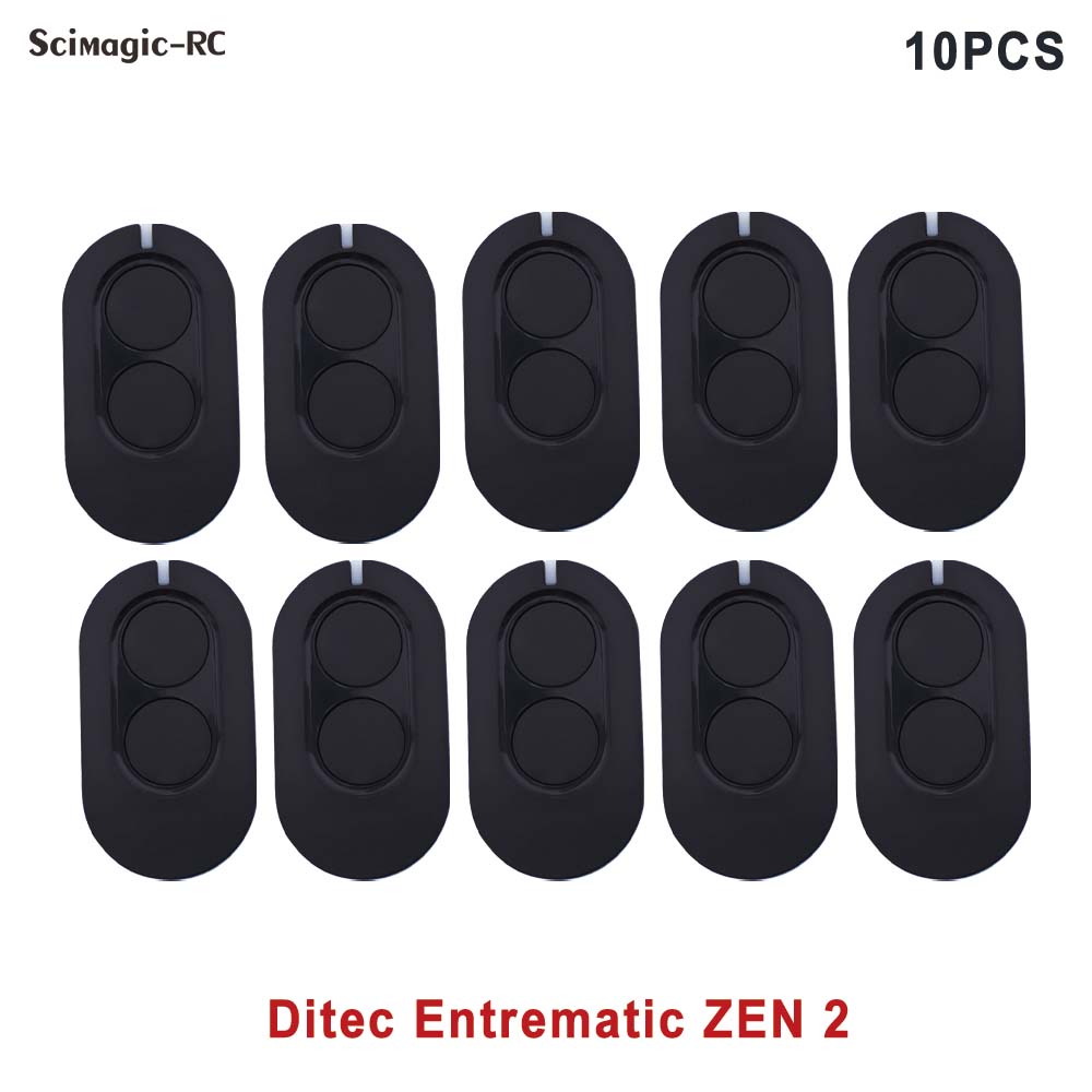 1/3/5/10pcs DITEC Entrematic ZEN2 ZEN4 BIXLS2 BIXLP2 GOL4 BIXLG4 Porte de garage Télécommande 433MHz Rolling Code: Bleu